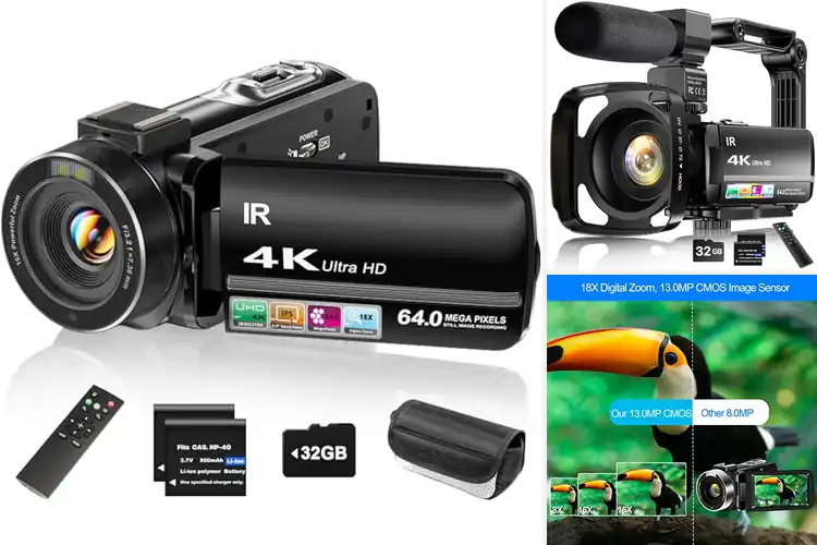 Detailed view of Best 4K Video Cameras: Top 10 Picks for Stunning Detail