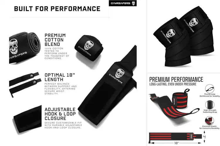 Detailed view of Best Adjustable Weightlifting Wraps