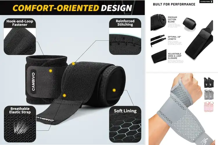 Detailed view of Best Adjustable Wrist Wraps For Secure Fit