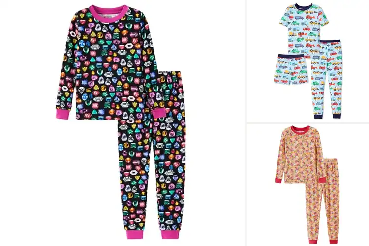 Detailed view of Best All Season Boy Girl Pajamas