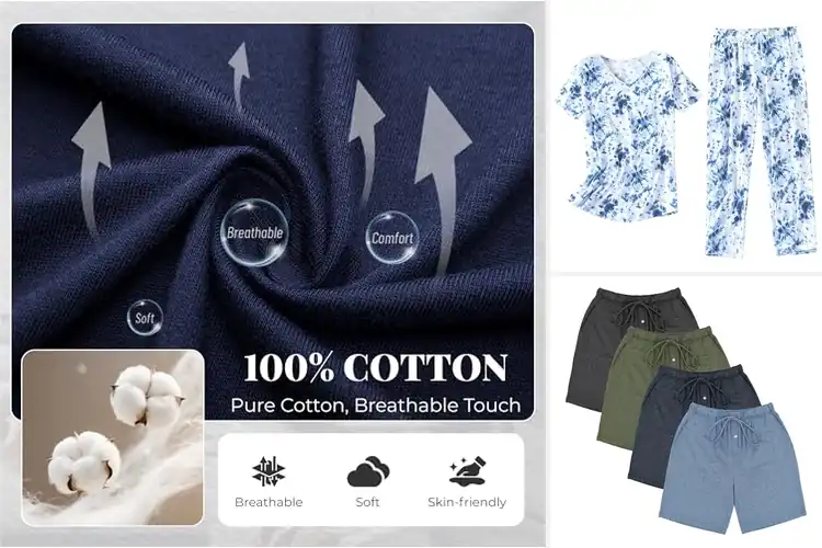 Detailed view of Best All-Season Pajamas