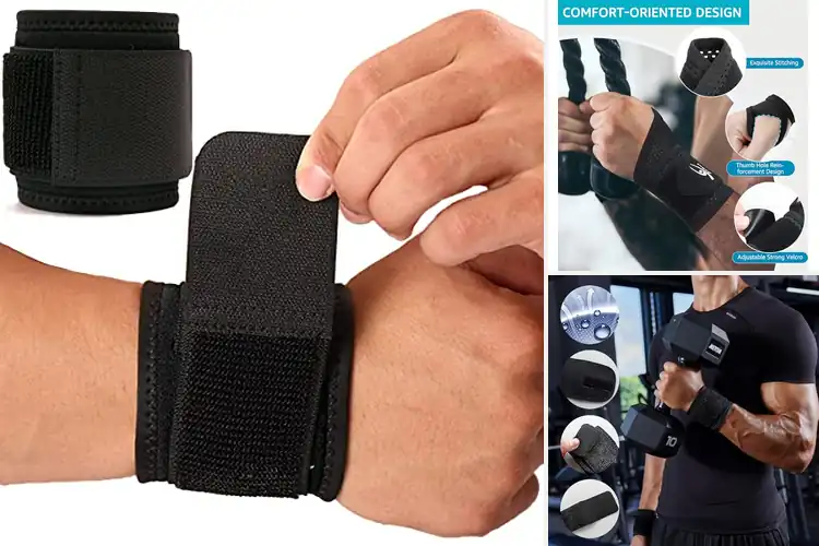 Detailed view of Best Athletic Wrist Wraps