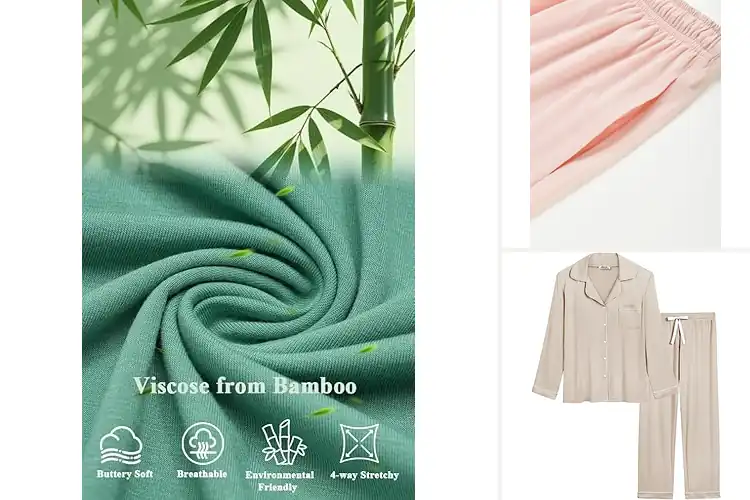 Detailed view of Best Bamboo Fabric Pajamas
