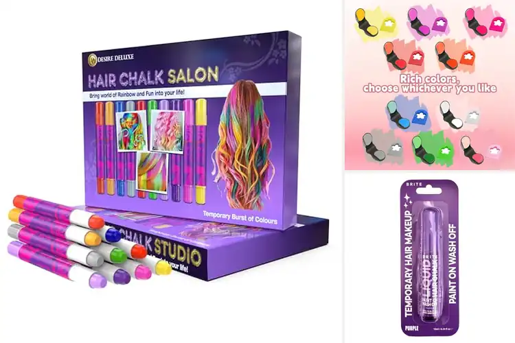 Detailed view of Best Bright Hair Chalk Coloring: 10 Mess-Free Creative Picks