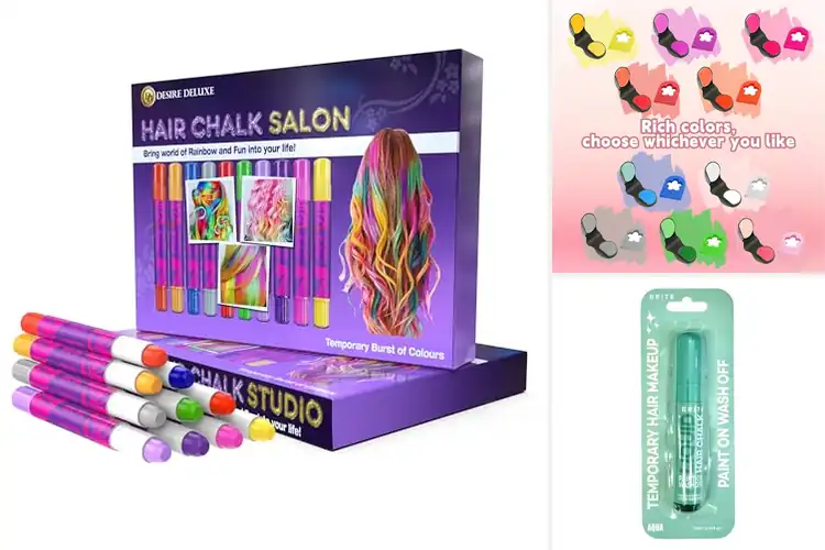 Detailed view of Best Bright Hair Color Chalk: Vibrant & Washable Fun