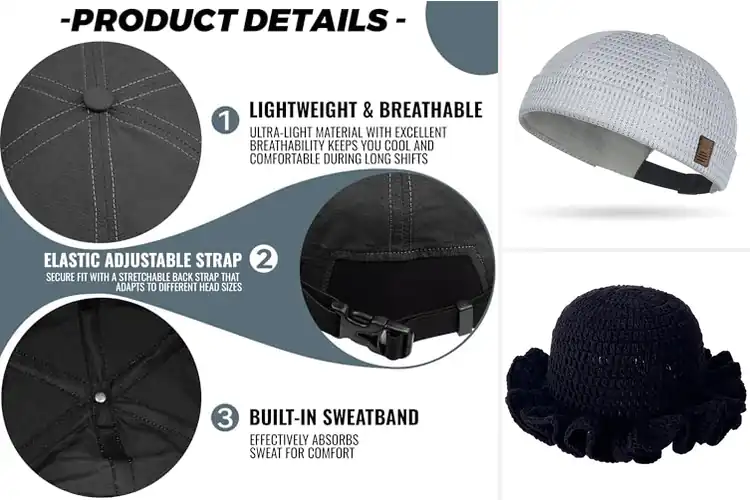 Detailed view of Best Casual Wear Hats
