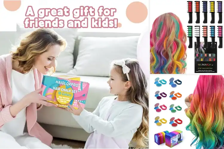 Detailed view of Best Cosplay Hair Chalks for Girls: Vibrant, Washable Fun