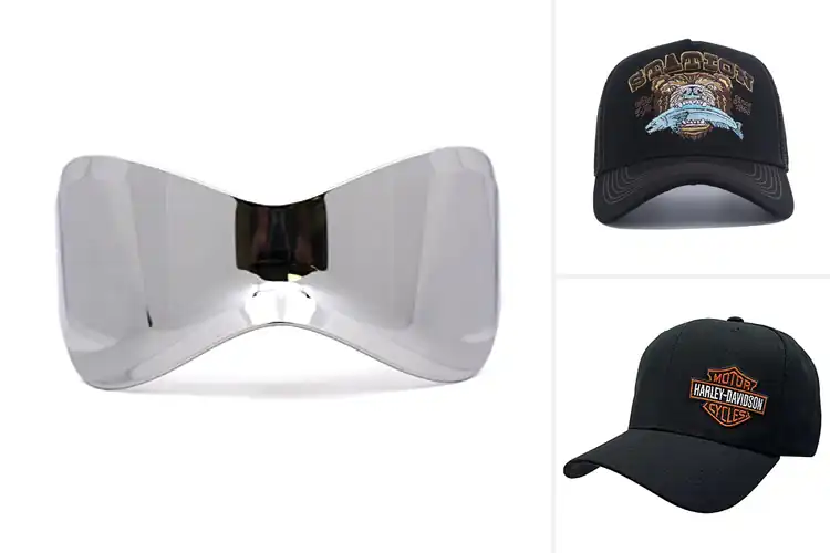 Detailed view of Best Curved Bill Sun Shields