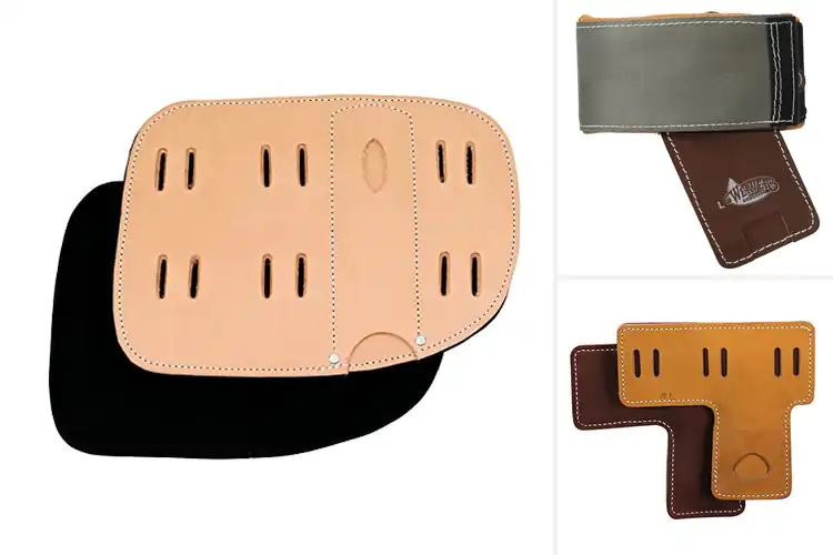 Detailed view of Best Cushioned Leather Climber Pads