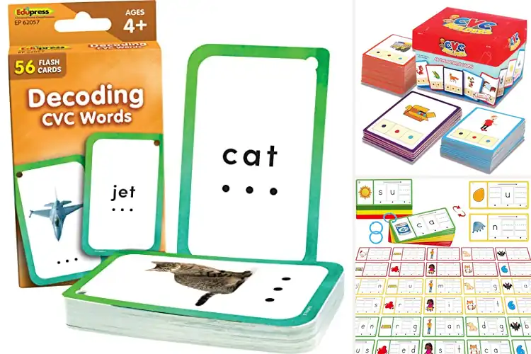 Detailed view of Best CVC Word Cards: Fun Interactive Reading Tools for Kids