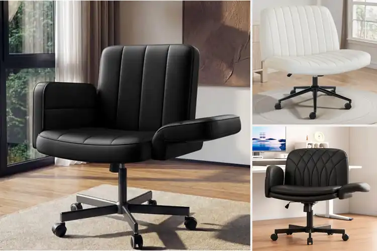Detailed view of Best Easy Assembly Cross Leg Chair