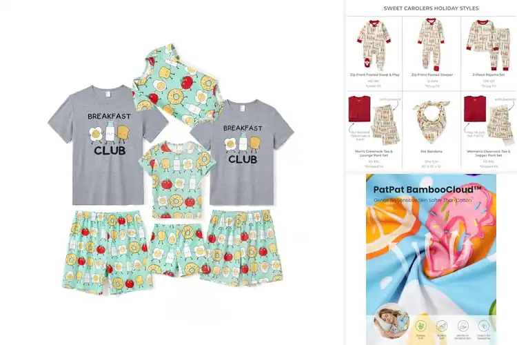 Detailed view of Best Family Matching Pajamas Set
