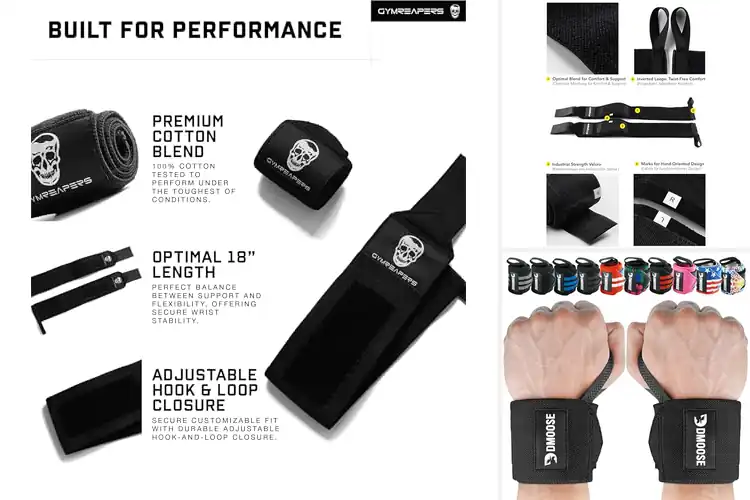 Detailed view of Best Fitness Wrist Wraps