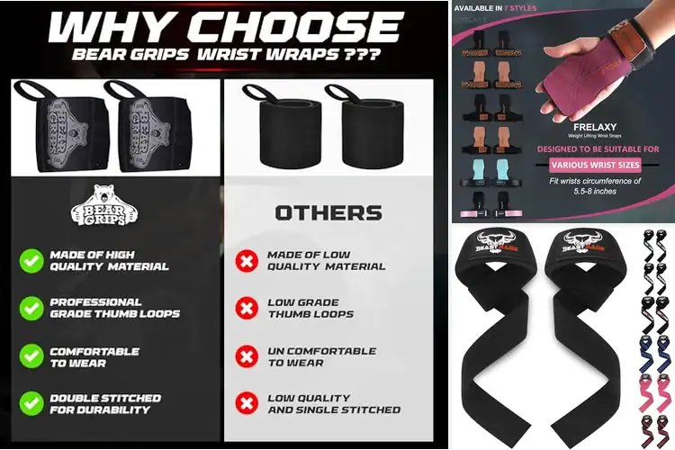 Detailed view of Best Grip Strength Wrist Wraps