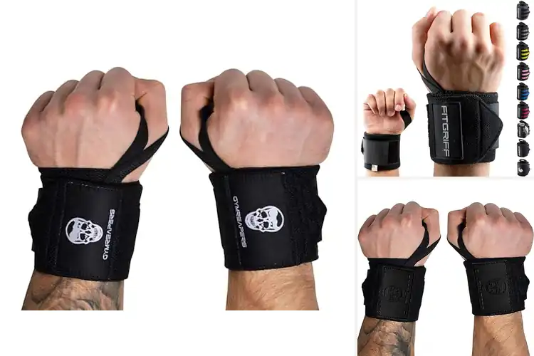 Detailed view of Best Gym Wrist Wraps