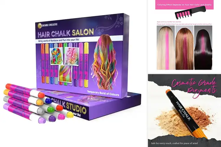 Detailed view of Best Hair Chalk For 4 To 10: Safe, Washable Fun for Kids