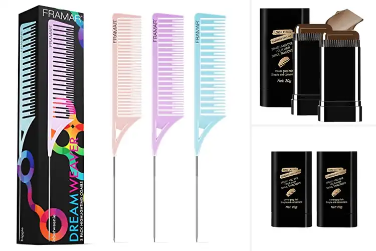 Detailed view of Best Hair Color Combs: Flawless, Smudge & Static-Free Dyeing