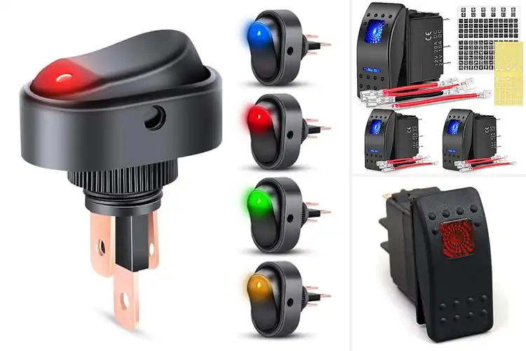 Detailed view of Best Lighted Rocker Switches