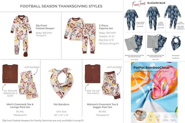 Detailed view of Best Matching Family Pajamas Prints