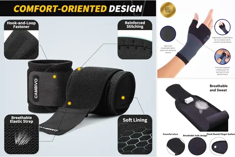 Detailed view of Best Neoprene Wrist Supports