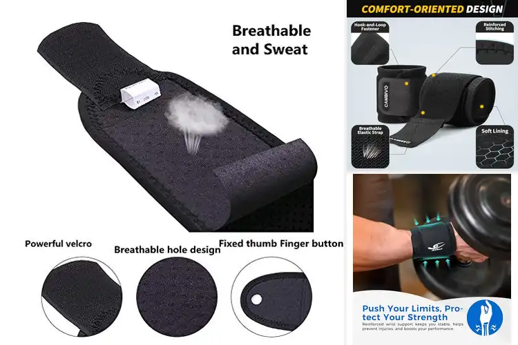 Detailed view of Best Neoprene Wrist Wraps : Boost Your Lift