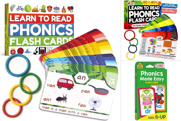 Detailed view of Best Phonics Flash Cards For Early Literacy
