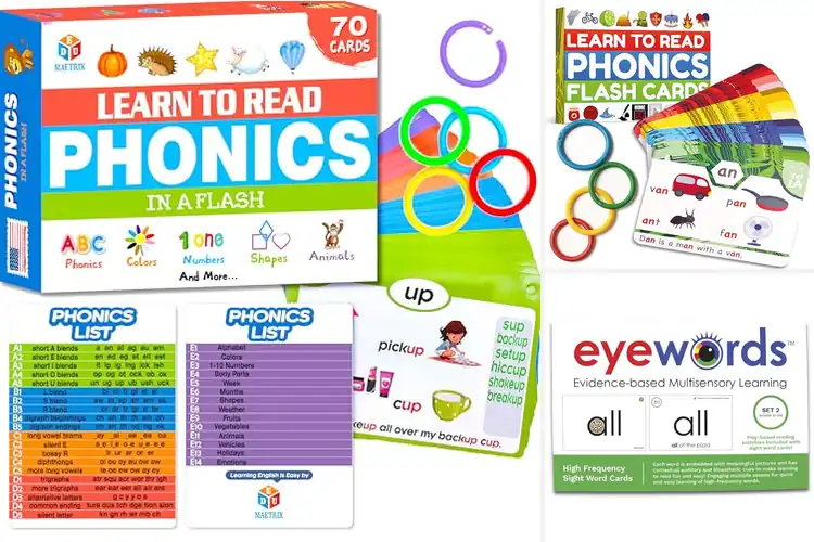Detailed view of Best Phonics Flash Cards Sets: Top 10 Picks for Fun Learning