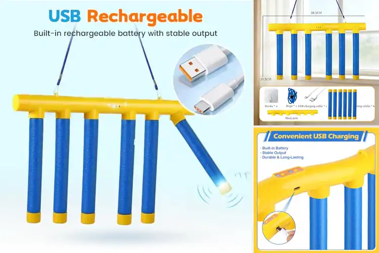 Detailed view of Best Reflective Drop Sticks Game Sets