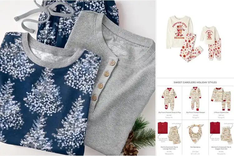 Detailed view of Best Seasonal Pajamas
