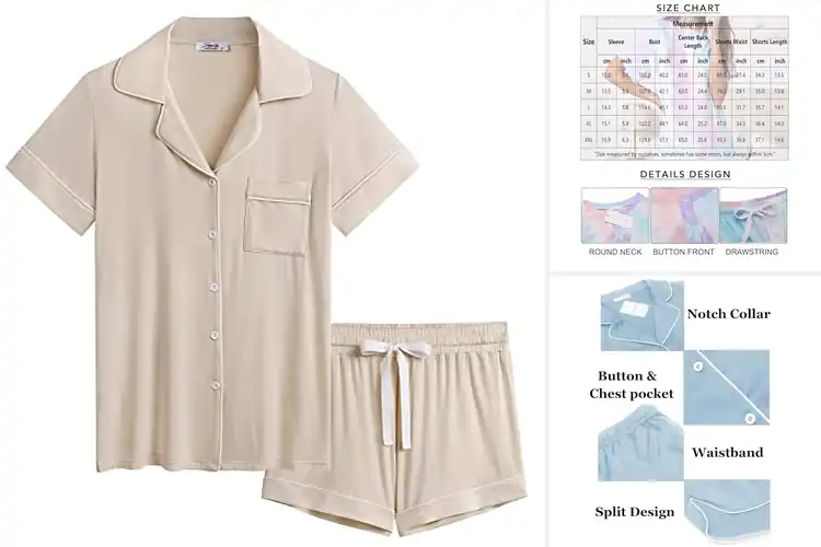 Detailed view of Best Skin Friendly Pajama Sets