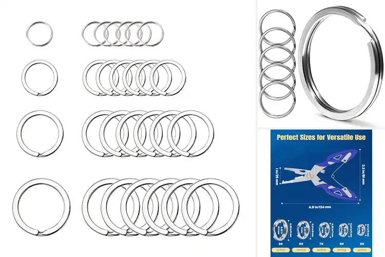 Detailed view of Best Steel Split Rings