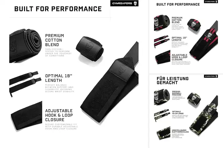Detailed view of Best Strength-Enhancing Wrist Wraps