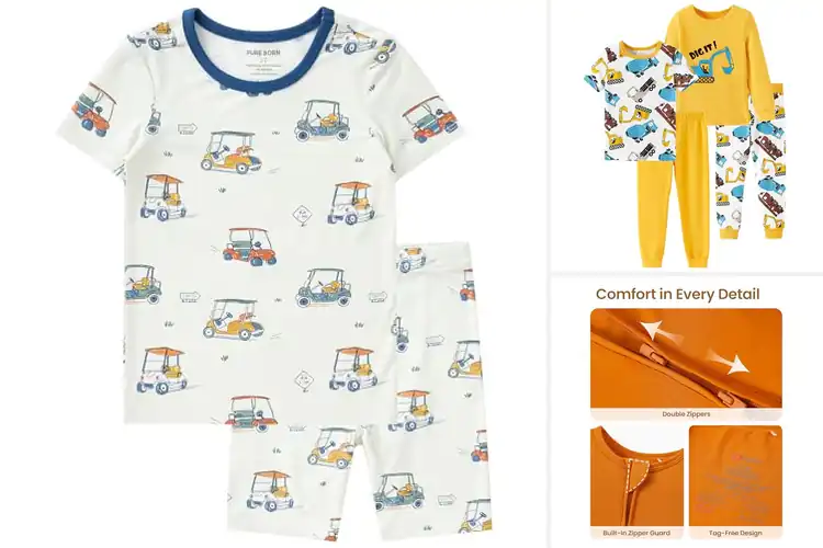 Detailed view of Best Stretchy Sleepwear For Busy Toddlers