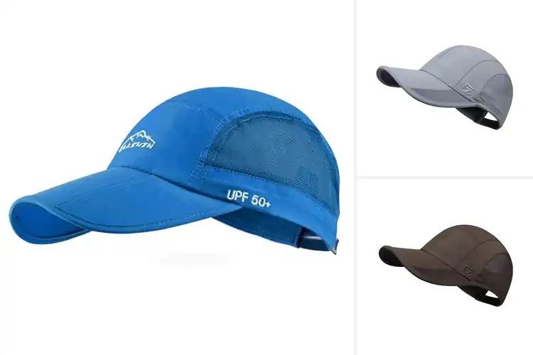 Detailed view of Best Sun Shield Curved Bill Hats
