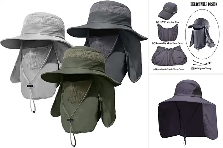 Detailed view of Best Sun Shielding Caps For Outdoor Events