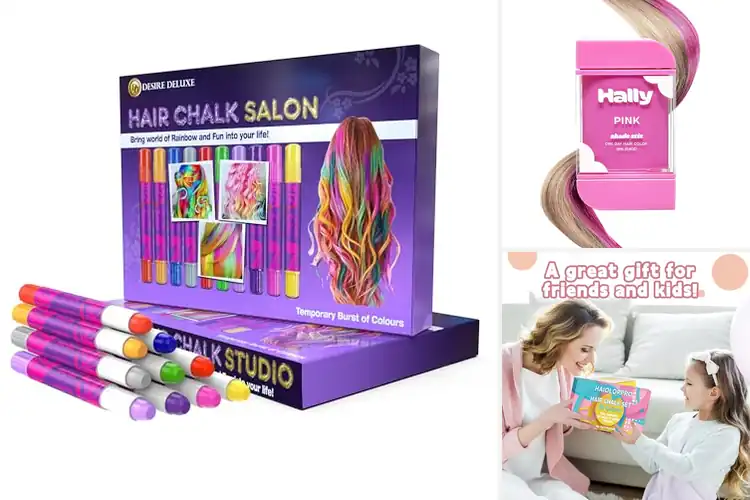 Detailed view of Best Temporary Hair Chalks for Vibrant, Easy Color Fun