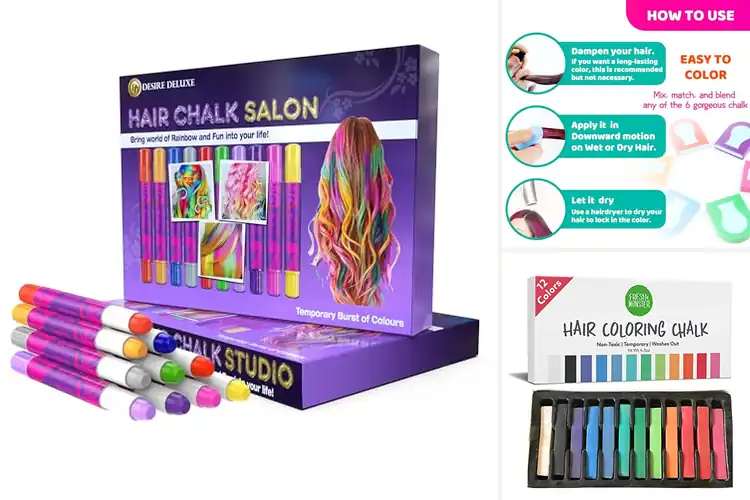 Detailed view of Best Washable Hair Color Chalks