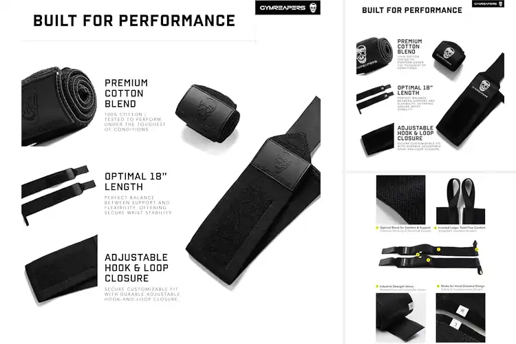 Detailed view of Best Weightlifting Wrist Wrapping Performance