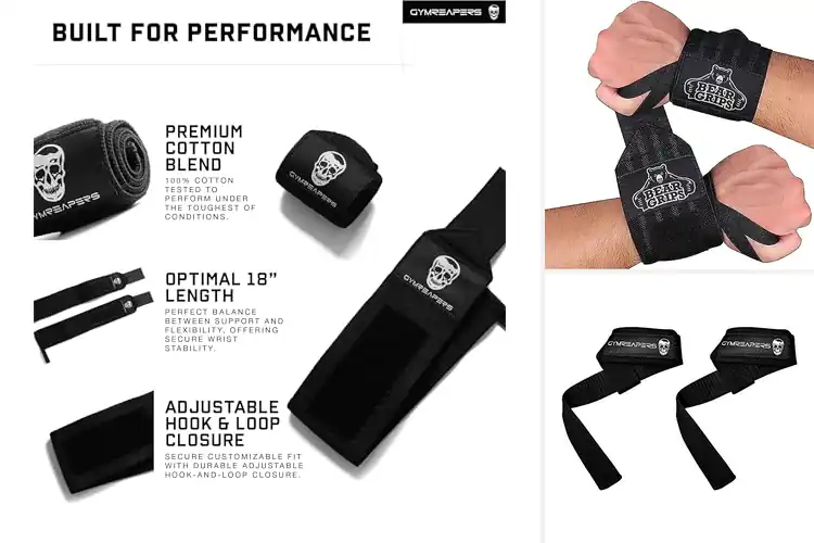 Detailed view of Best Weightlifting Wrist Wraps For Grip Strength