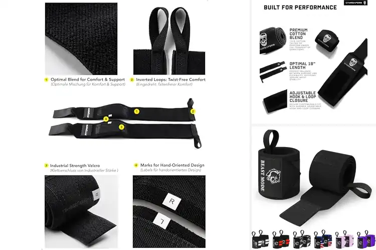 Detailed view of Best Workout Wrist Wraps