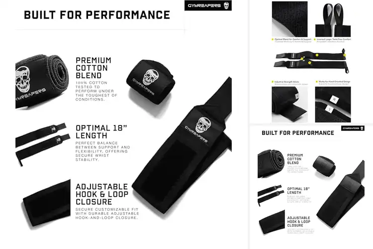 Detailed view of Best Wrist Wraps: Top 10 Picks for Stronger, Safer Lifting
